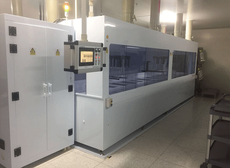 Fully automatic nickel and gold plating cleaning machine